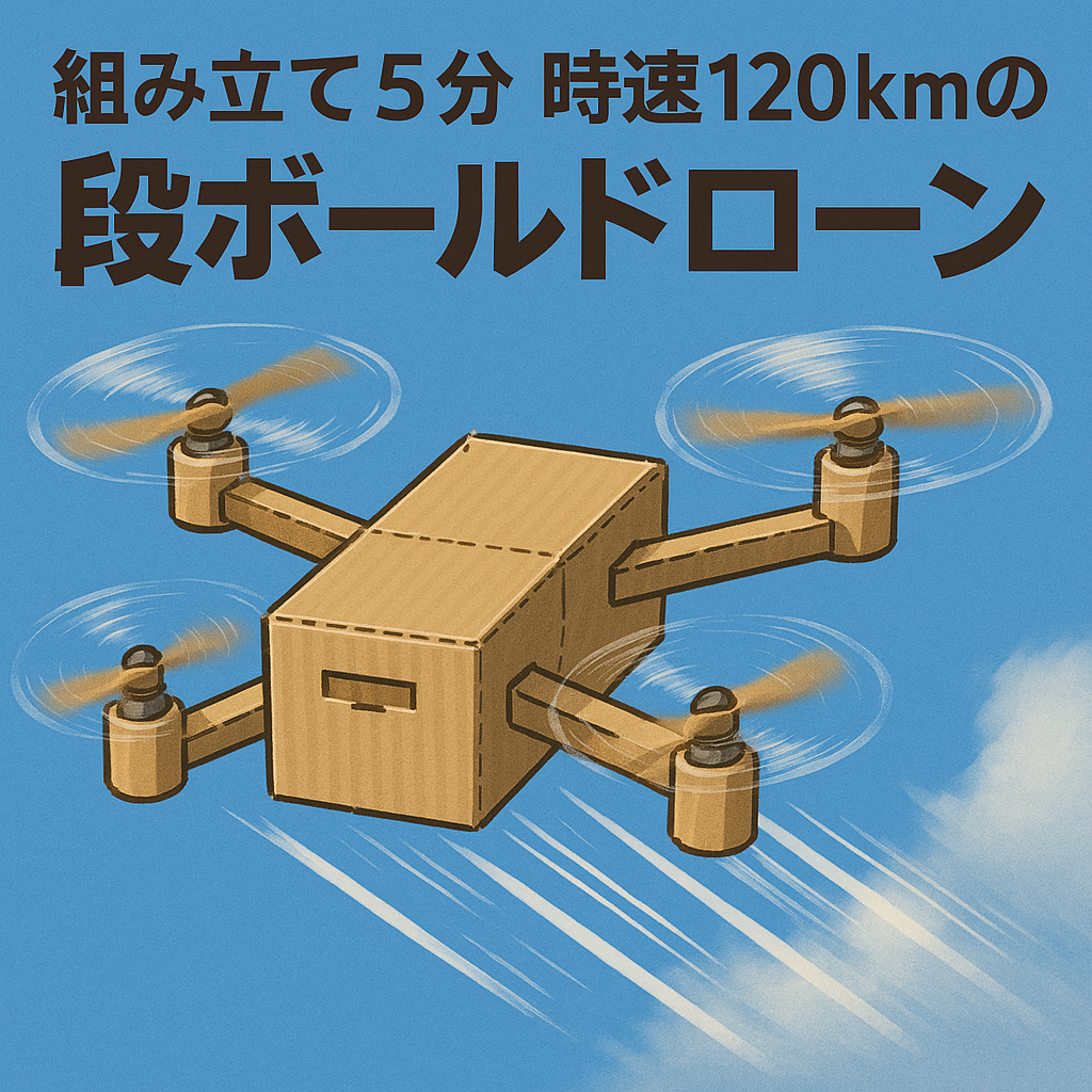 段ボールドローン